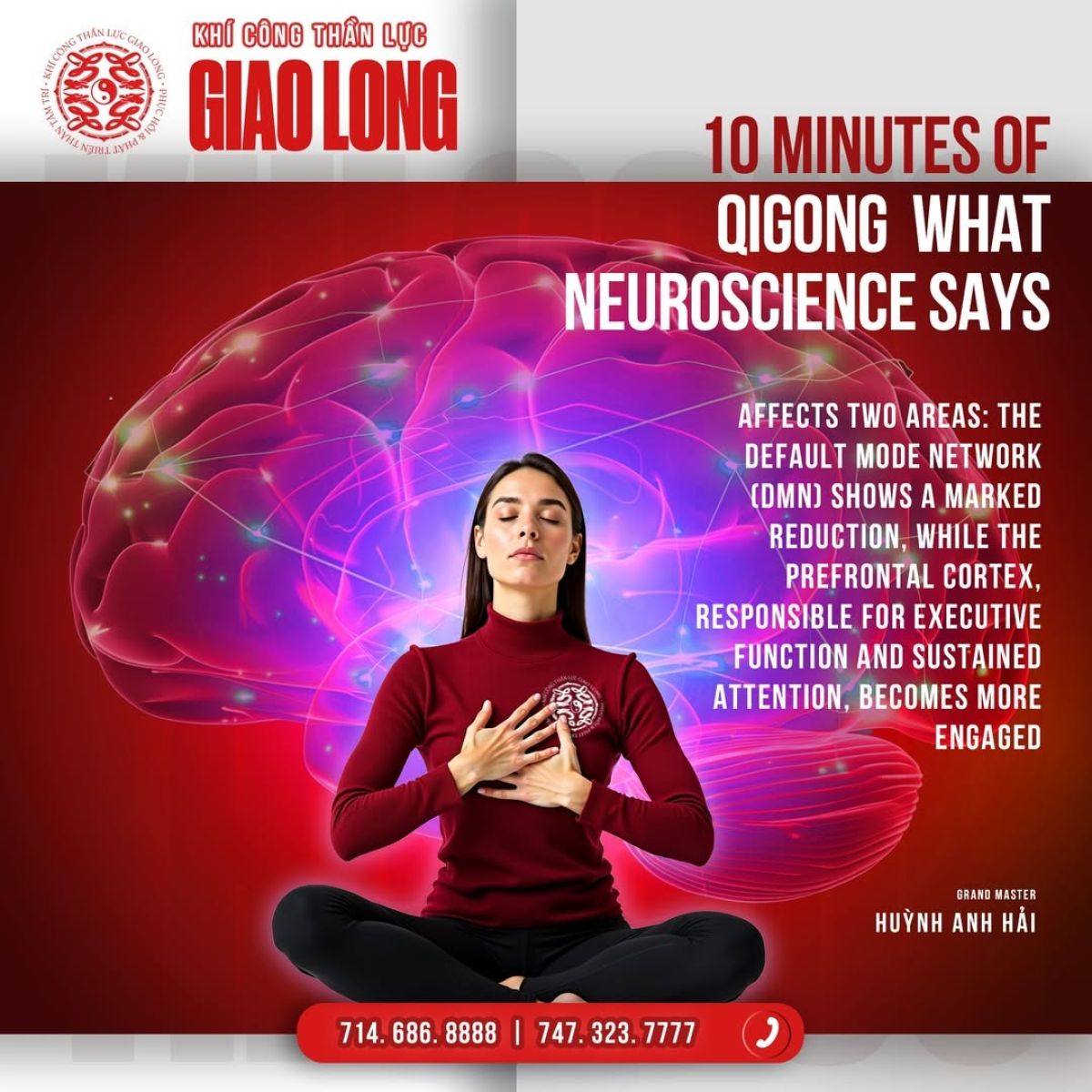 Não bộ sau 10 phút khí công – Khoa học thần kinh nói gì?